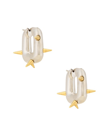 Hoop Spike Earrings