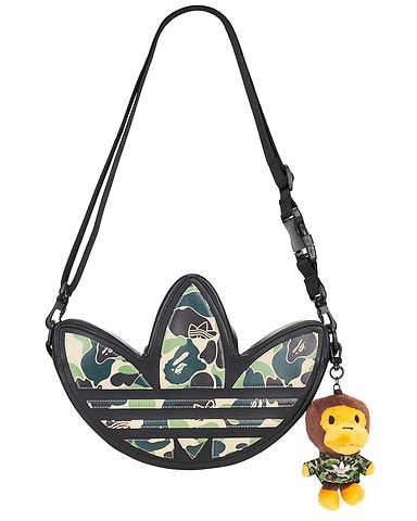 x Bape Trefoil Shoulder Bag
