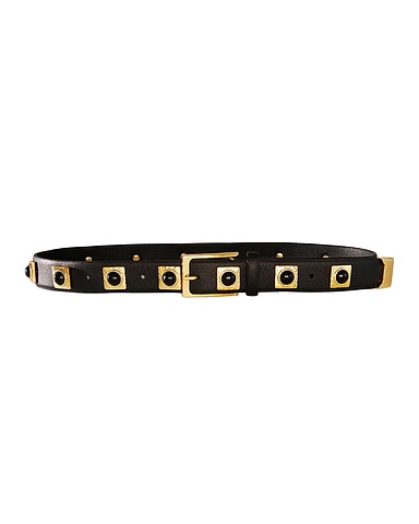 Black Studded Belt