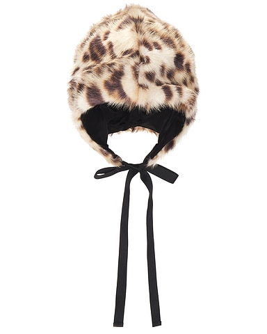 Faux Fur Lynx Headdress