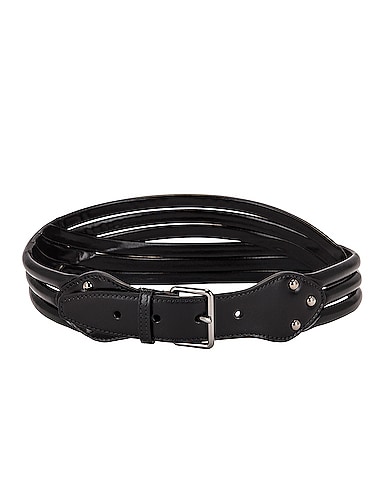 Tubulaire Leather Belt