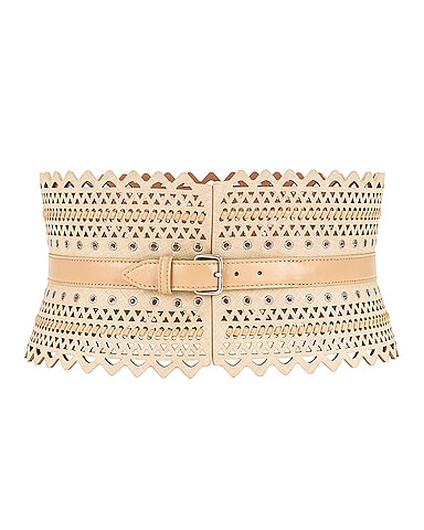 Raffia Bustier Belt