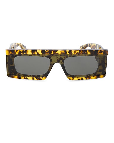 Cut Rectangular Sunglasses
