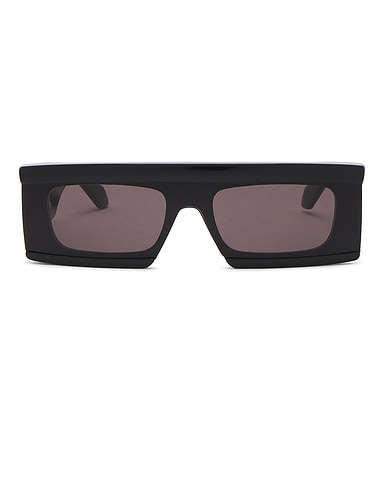 Cut Rectangular Sunglasses