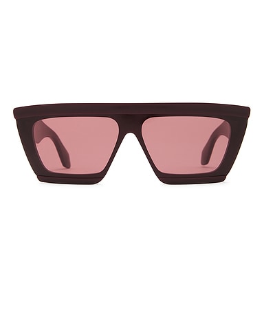 Cut Flat Top Sunglasses