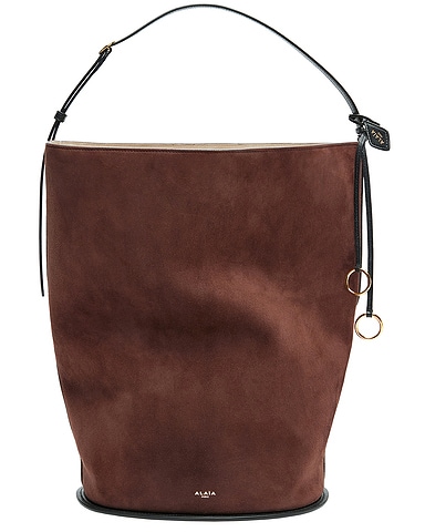 ALAΪA Large Bucket Bag