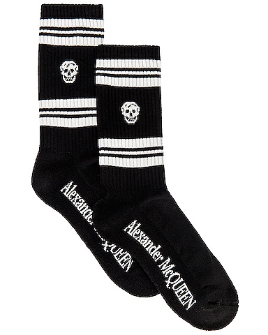 Skull Stripe Socks