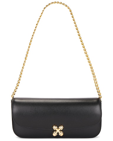 Skull Flower Shoulder Bag