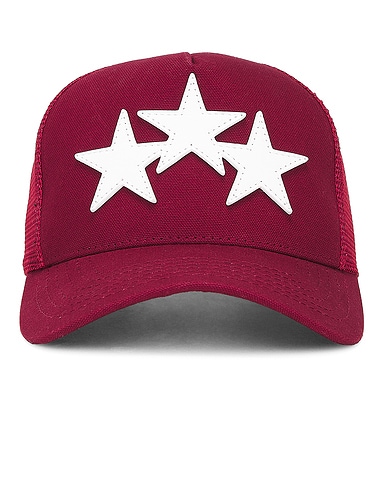 3 Star Trucker Hat