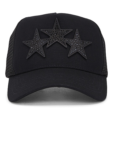 Crystal 3 Star Trucker Hat