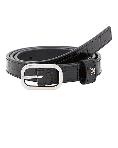 Croc Embossed 2cm Belt