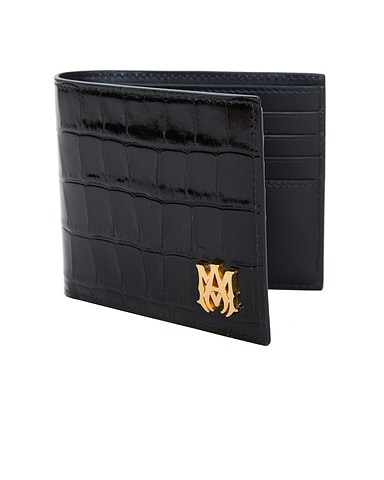 Croc Embossed Bifold Wallet