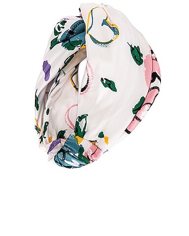 Floral Ribbon Print Headband