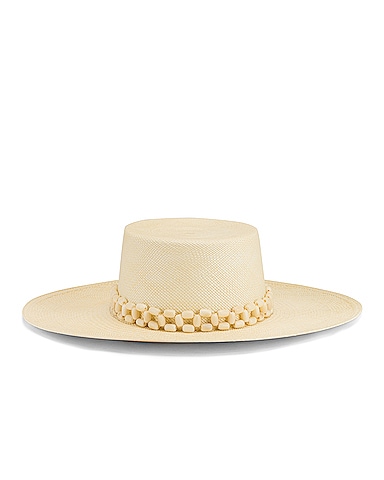 Tulipan Beaded Hat