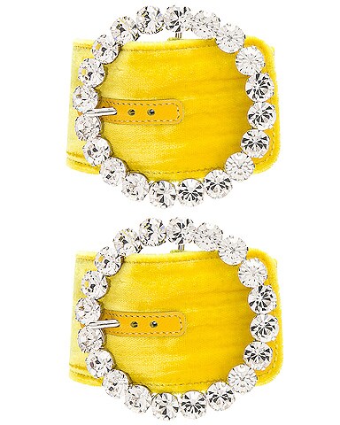 Crystal Buckle Anklet Cuff