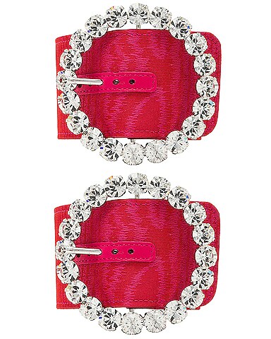 Crystal Buckle Anklet Cuff