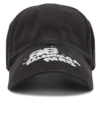 Balenciaga Grey Logo Cap  ShopStyle Hats
