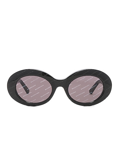 Oval Logomania Sunglasses