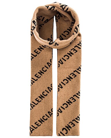 All Over Logo Scarf