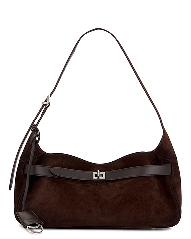Bel Air Small Suede Shoulder Bag