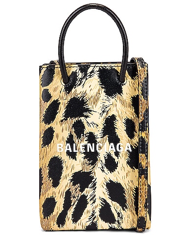 Leopard Shop Phone Holder Bag