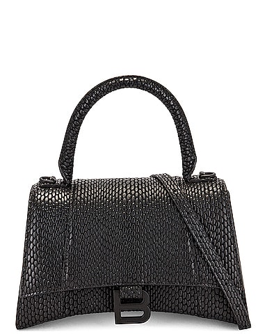 Small Hourglass Top Handle Bag