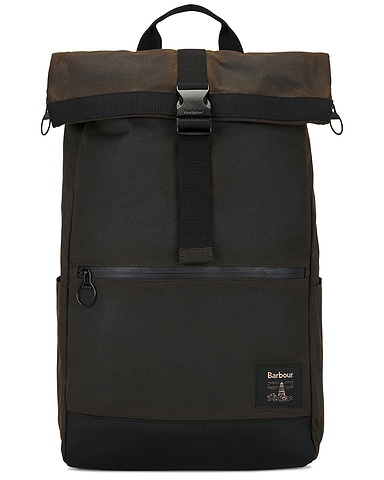 Field Wax Fold Over Backpack