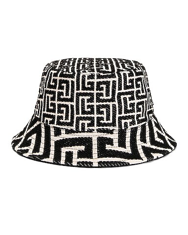 Mix Monogram Jacquard Bucket Hat