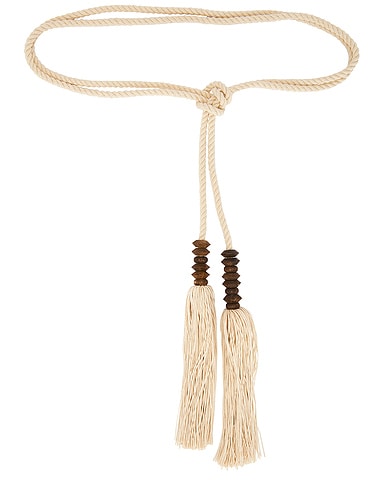 Rope & Wood Belt