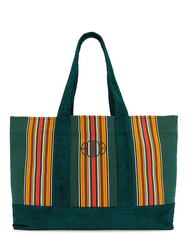 Parakeet Stripe Tote Bag