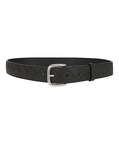 Intrecciato Taurillon 3.5 CM Belt