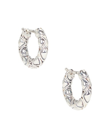 18k Gold Finish Sterling Silver Earrings