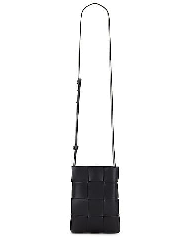 Shop BOTTEGA VENETA 2023-24FW Calfskin Street Style Plain Leather Crossbody  Bag by LUCASCLOSET