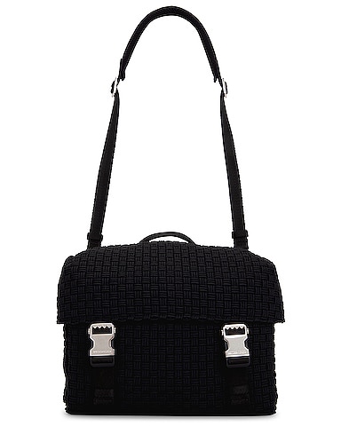 Woven Cord Air Mesh V-Webb Borsa