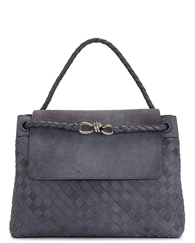 Borsa Intrecciato 15 Melange Denim Sue Ave