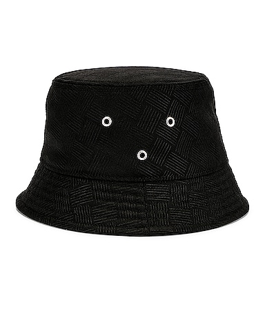 Intreccio Jacquard Nylon Bucket Hat