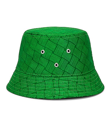 Intreccio Jacquard Nylon Bucket Hat