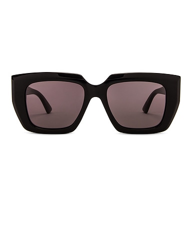 Classic Ribbon Square Sunglasses