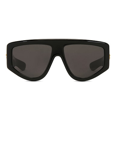 Ribbon Mask Shield Sunglasses