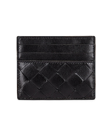 Leather Woven Card Case