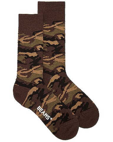 Melange Camo Socks