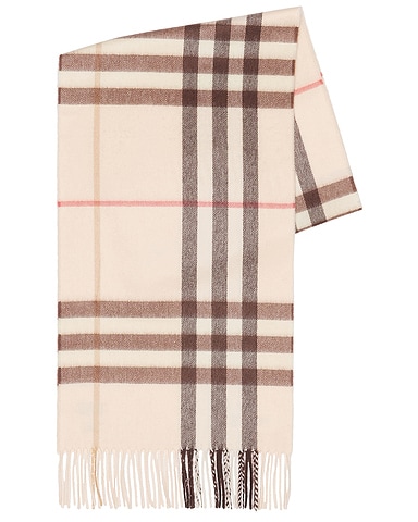 Giant Check Cashmere Scarf