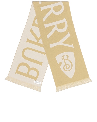 168x33 Text Wool Scarf