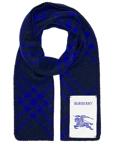 Wool Check Scarf
