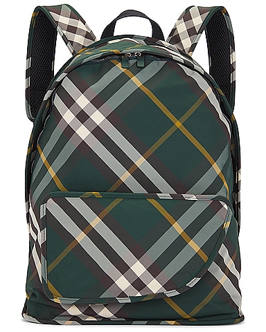 Check Pattern Backpack