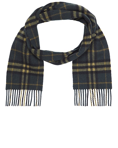 Check Cashmere Scarf