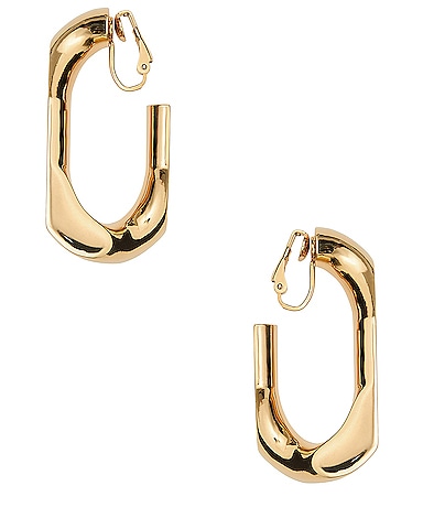 Large Chain Link Earrings