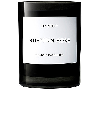 Burning Rose Candle