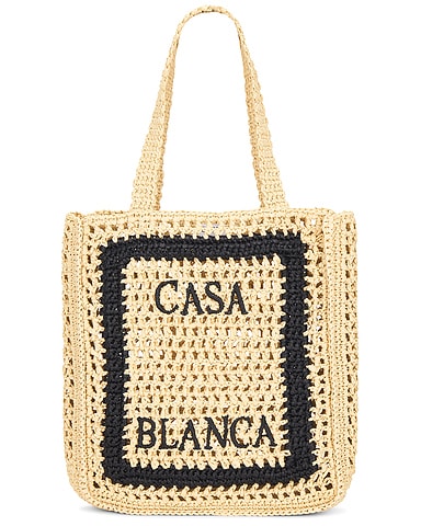 Raffia Tote Bag