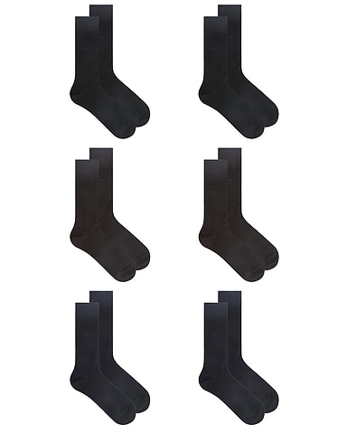 6 X Cotton Socks